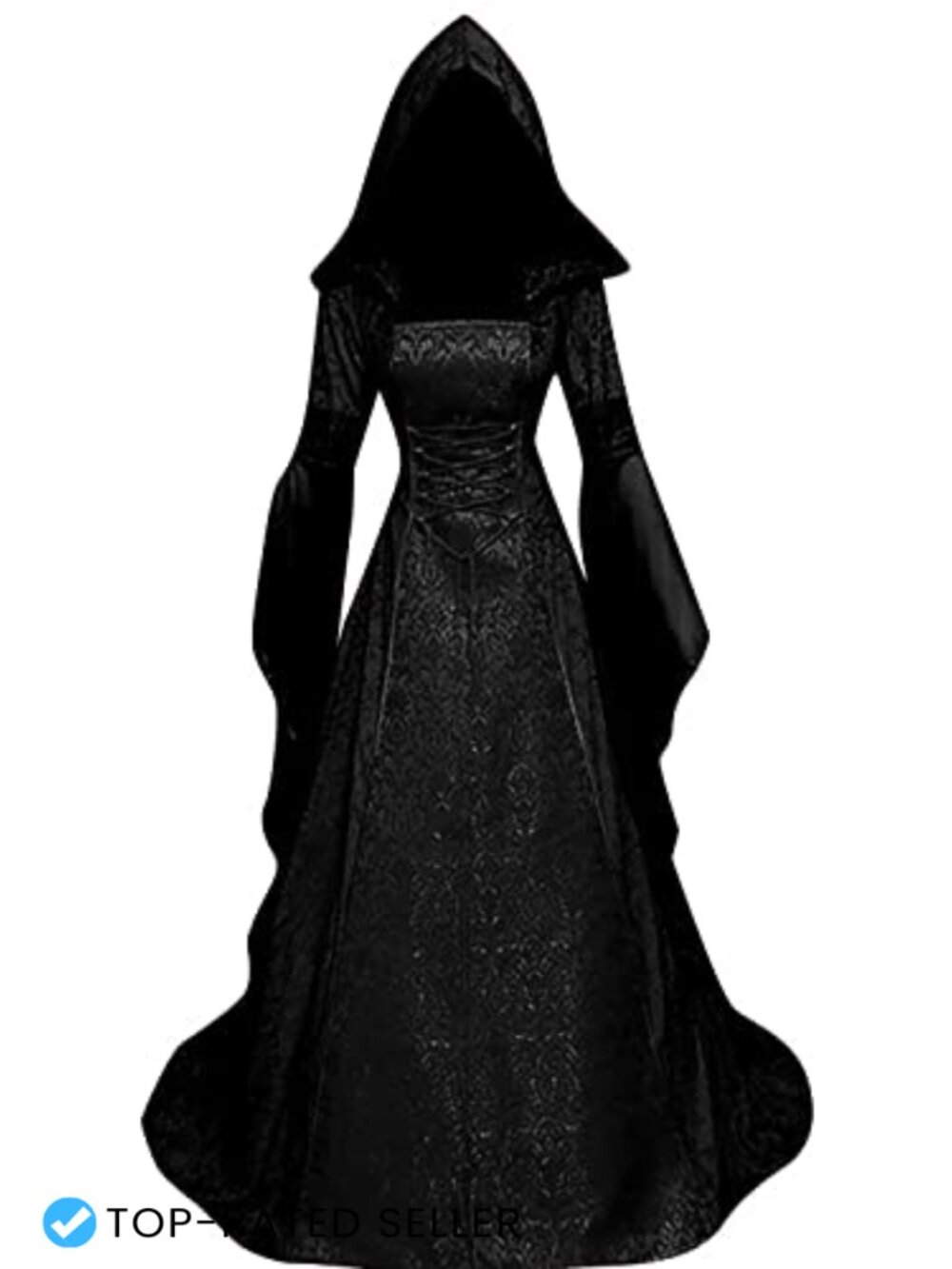 Deluxe Witch Renaissance Vampire Costume Dress Rayon Polyester
